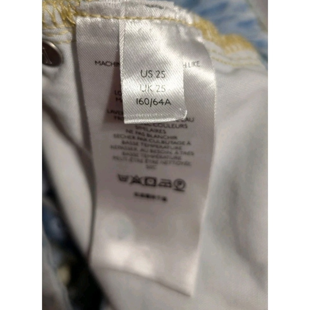 Pilcro Anthropologie The Breaker Womens High Rise Wide Leg Jeans Light Wash 25 - Picture 5 of 10